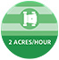 2 Acres/Hour