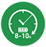 8-10 HRS Runtime